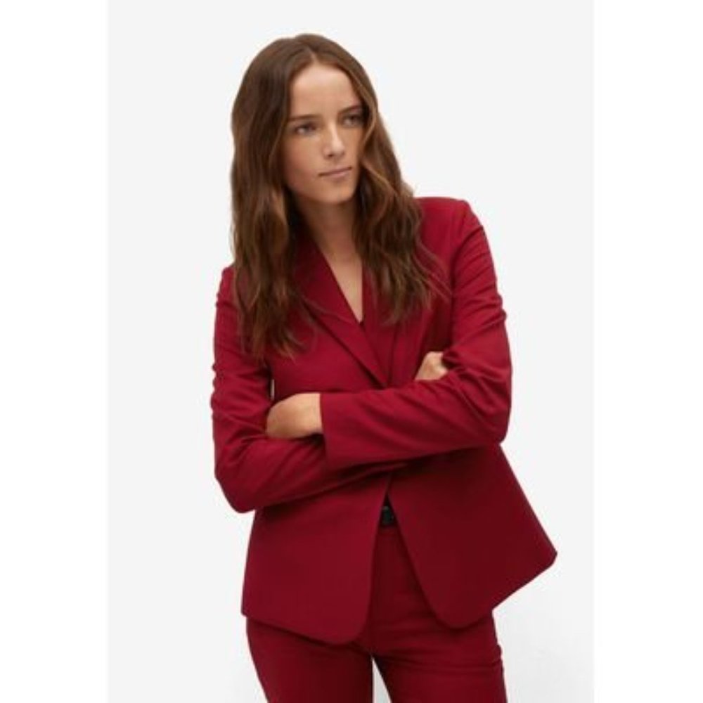 Mango Essential Structured Blazer - Size One NWT